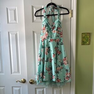 Floral Halter Dress